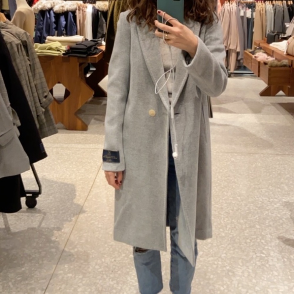 Aritzia Babaton The Steadman Coat XXS grey
